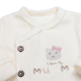 Bistyle Tulum Kadife I Love Mummy